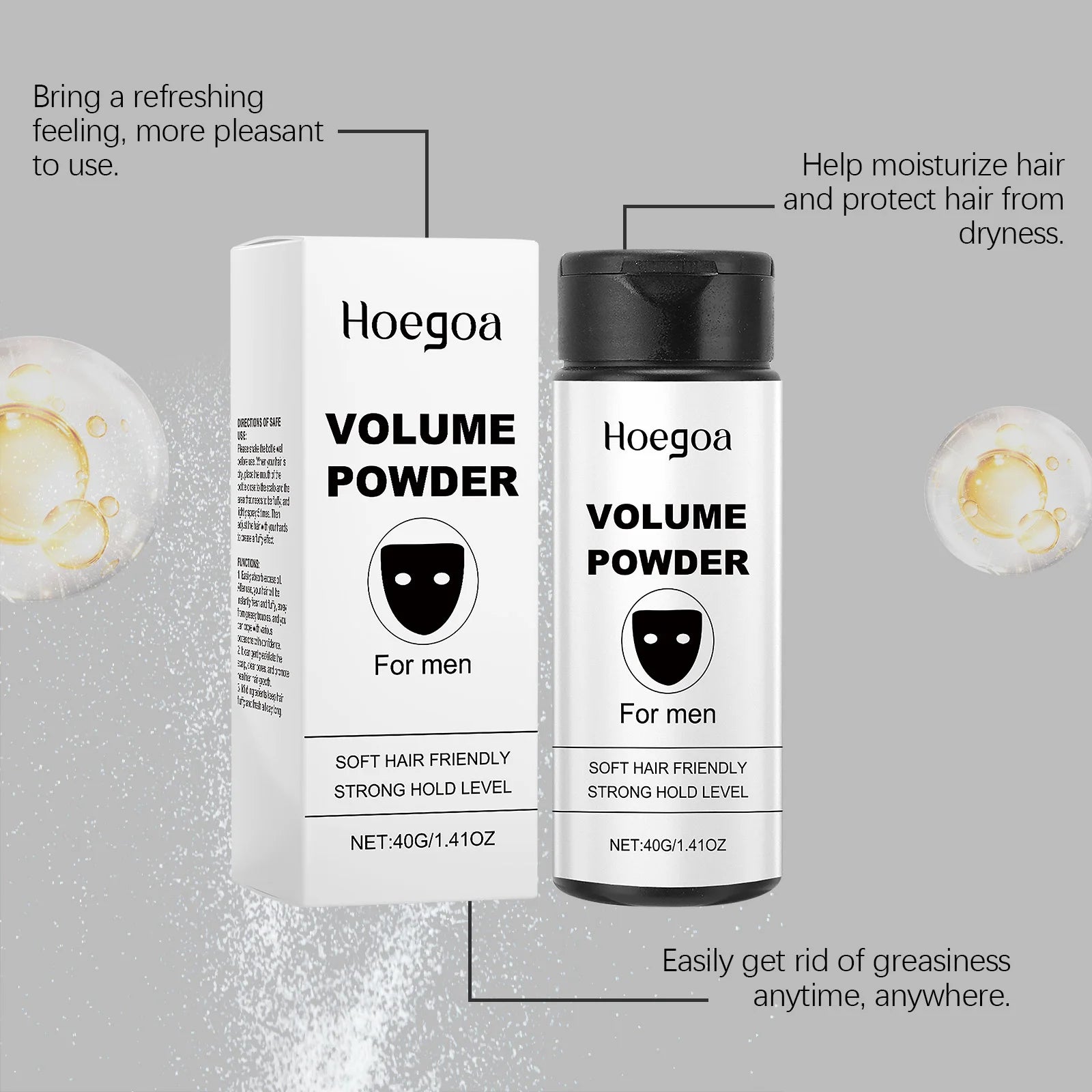 Matte Hair Styling Powder for Men