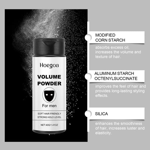 Matte Hair Styling Powder for Men