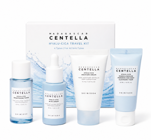 Blue travel Kit Set