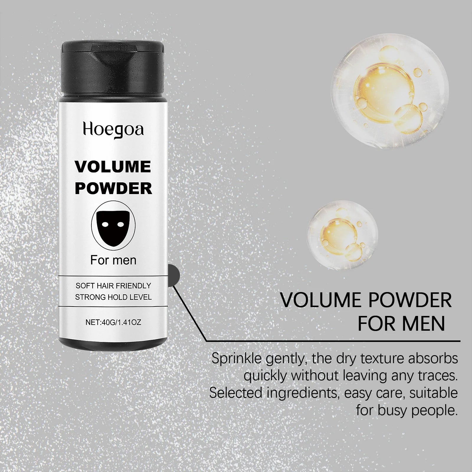 Matte Hair Styling Powder for Men