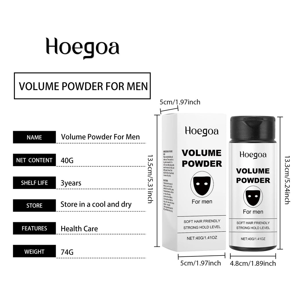 Matte Hair Styling Powder for Men